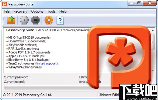 Accent PDF Password Recovery下载,解密软件,PDF解密,密码恢复